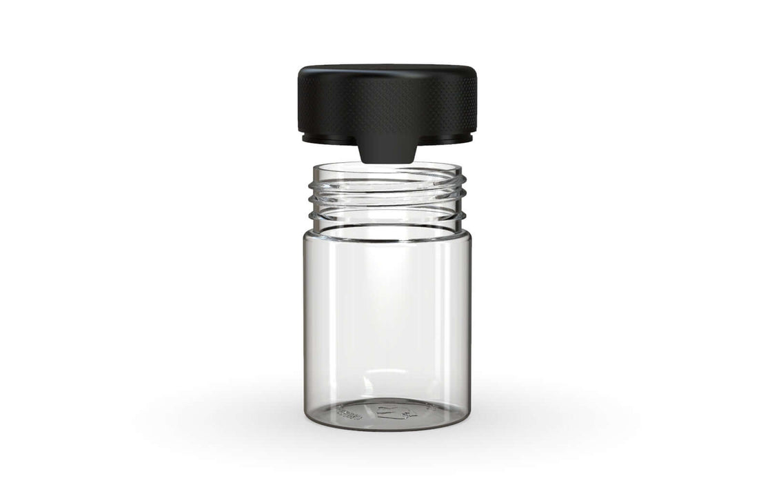 120CC/4FL.OZ Aviator CR - Clear Natural With Opaque Black Lid