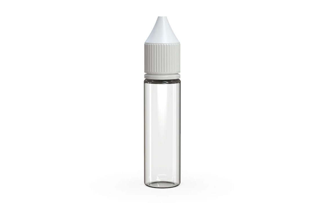 Chubby Gorilla - 20ML Production-Ready Unicorn Bottle - Clear Bottle / White Cap - V3