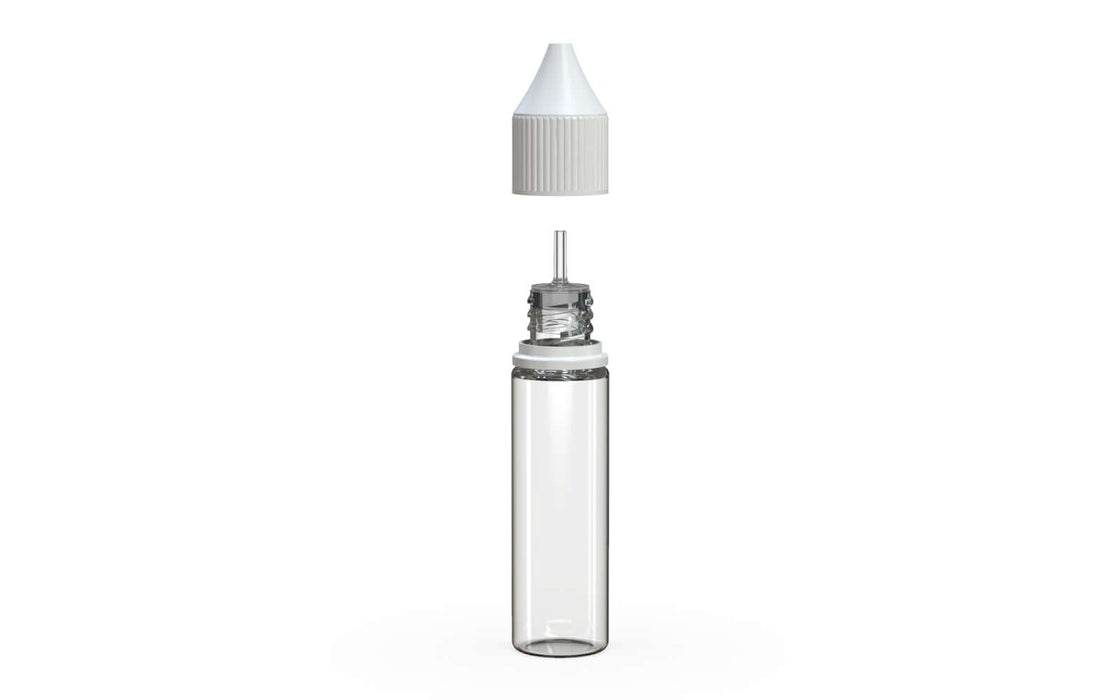 Chubby Gorilla - 20ML Production-Ready Unicorn Bottle - Clear Bottle / White Cap - V3