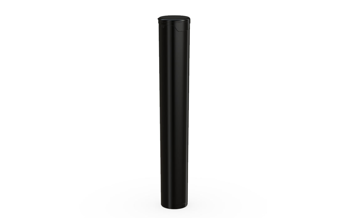 AVIATOR CR - POPCAP TUBE 116MM - OPAQUE BLACK WITH OPAQUE BLACK LID