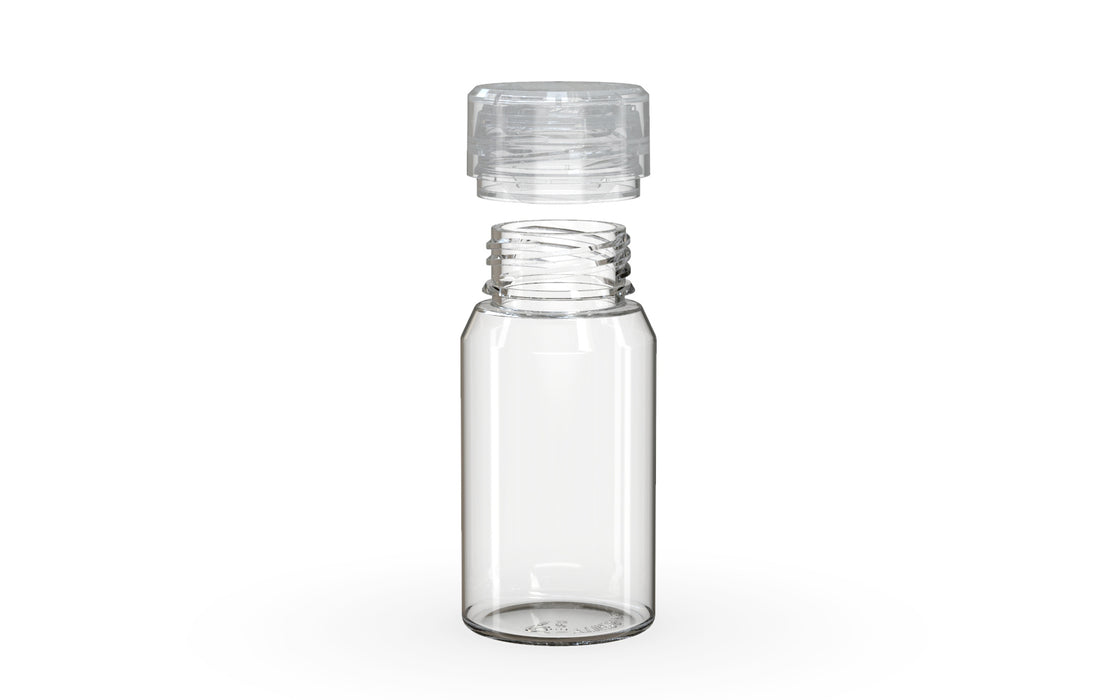 Chubby Gorilla Aviator Shot Bottle 60ml Mini - Clear bottle & Clear Cap