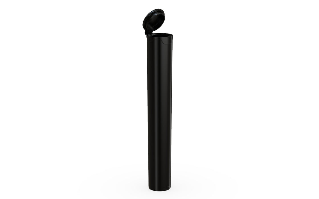 AVIATOR CR - POPCAP TUBE 116MM - OPAQUE BLACK WITH OPAQUE BLACK LID