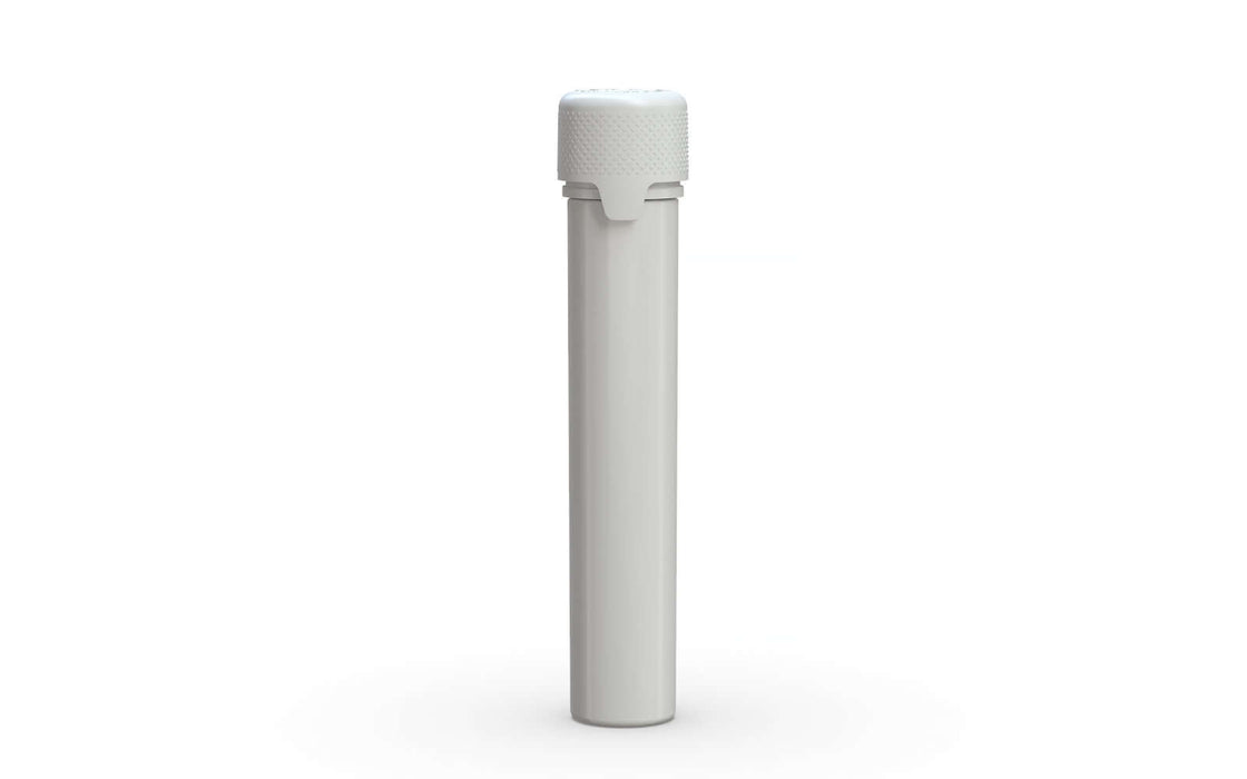 AVIADOR CR - TUBO 100MM COM SELO INTERNO E TAMPER - BRANCO OPACO COM TAMPA BRANCA OPACA