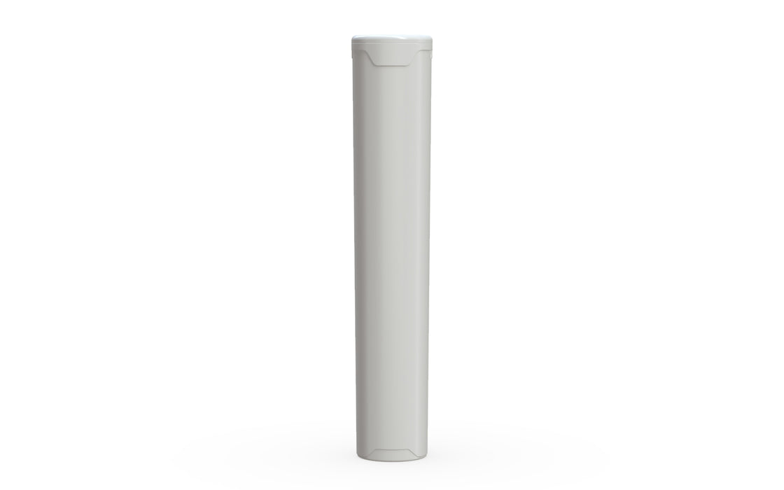 AVIATOR CR - POPCAP TUBE 98MM - OPAQUE WHITE WITH OPAQUE WHITE LID