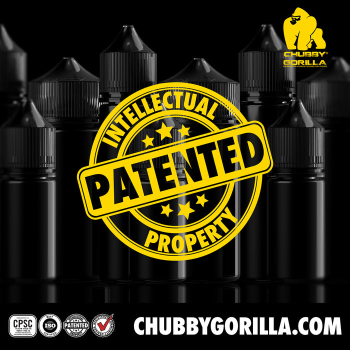 Chubby Gorilla V3 - 100ML Production-Ready Unicorn Bottle - Clear Bottle / Black Cap