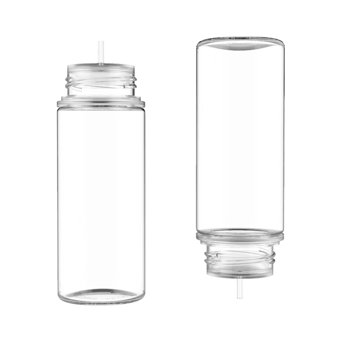 Chubby Gorilla - 120ML Unicorn Bottle - Clear Bottle / Natural Cap - V3 - Copackr.com