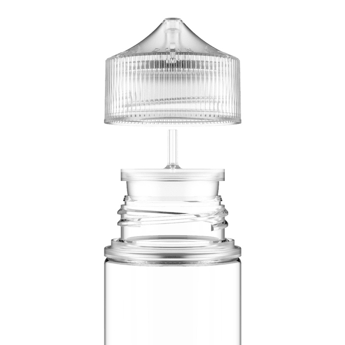 Chubby Gorilla - 120ML Unicorn Bottle - Clear Bottle / Natural Cap - V3 - Copackr.com