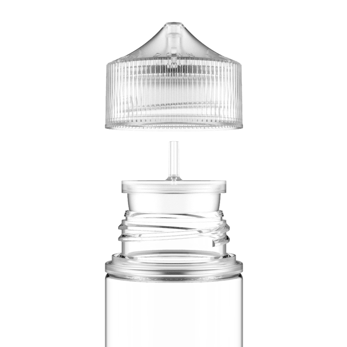 Chubby Gorilla - 100ML Unicorn Bottle - Clear Bottle / Natural Cap - V3 - Copackr.com