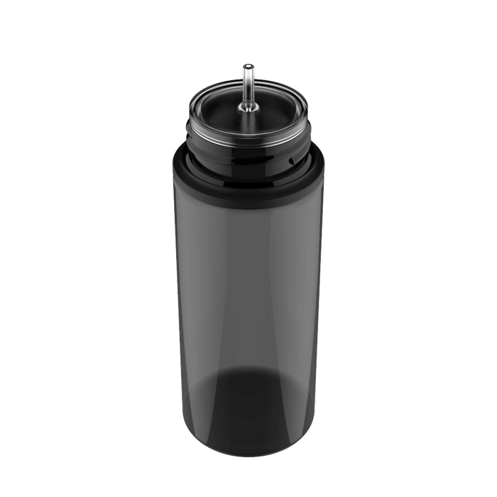 Chubby Gorilla - 120ML Production-Ready Unicorn Bottle - Translucent Black Bottle / Black Cap - V3