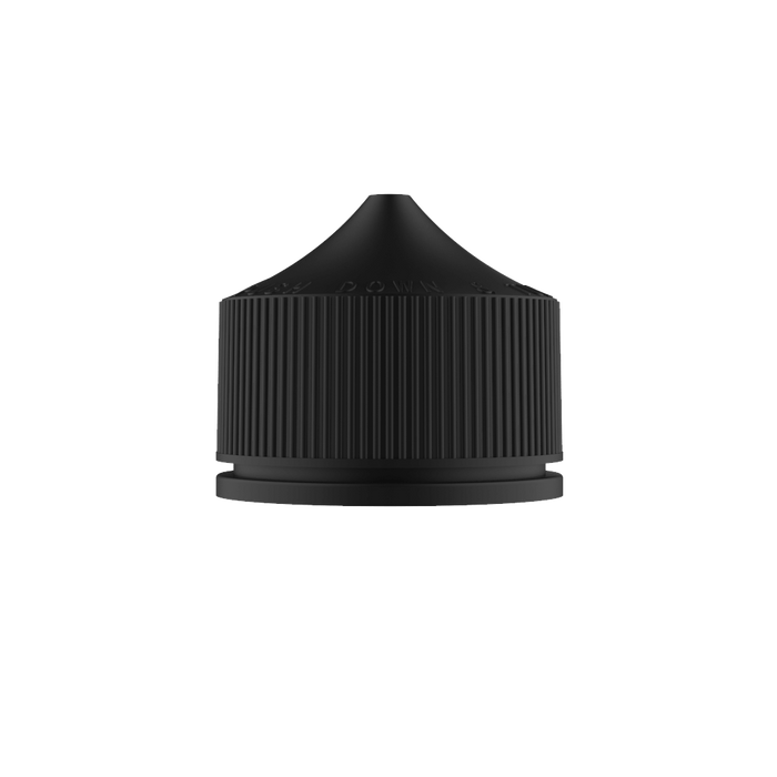 Chubby Gorilla - 120ML Production-Ready Unicorn Bottle - Translucent Black Bottle / Black Cap - V3