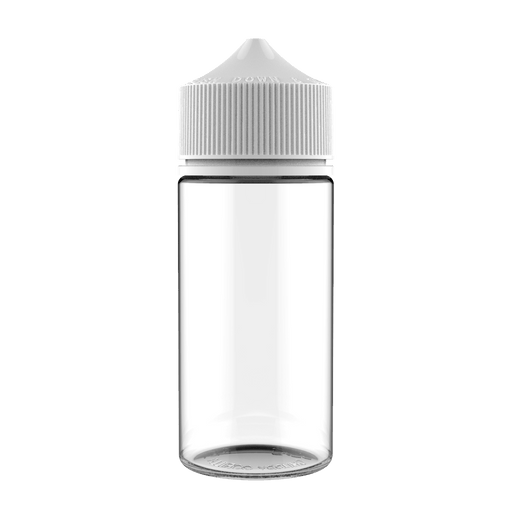 Chubby Gorilla Chubby Gorilla - 100ML Unicorn Bottle - Clear Bottle / White Cap - V3