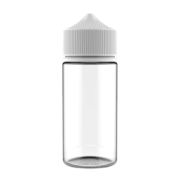 Chubby Gorilla Chubby Gorilla - 100ML Unicorn Bottle - Clear Bottle / White Cap - V3