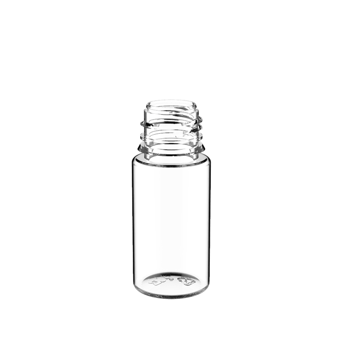 Chubby Gorilla Chubby Gorilla - 30ML Stubby Unicorn Bottle - Clear Bottle / Black Cap - V3
