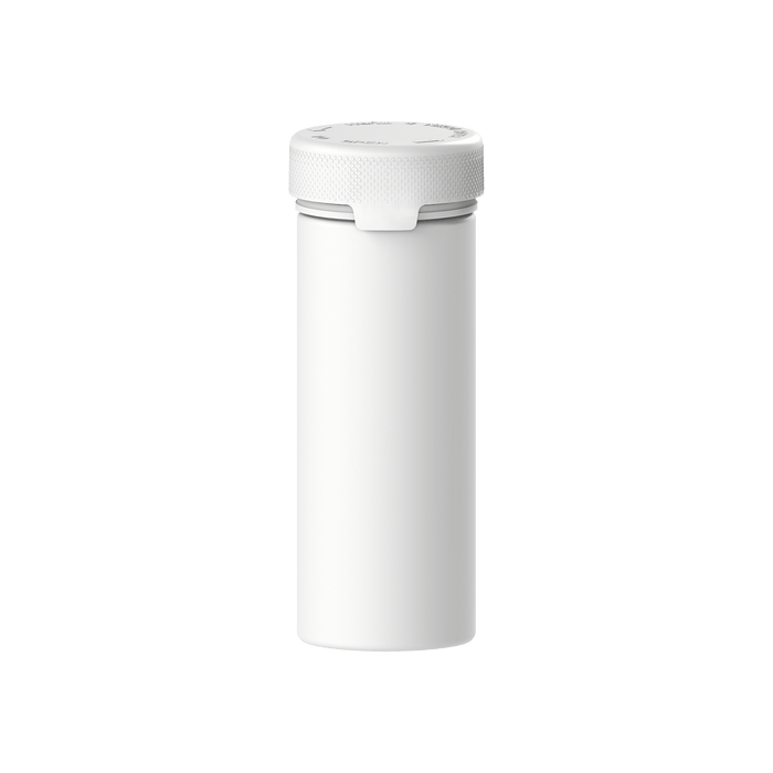 240CC/8FL.OZ/240ML Aviator CR - Container With Inner Seal & Tamper - Opaque White With Opaque White Lid - Copackr.com