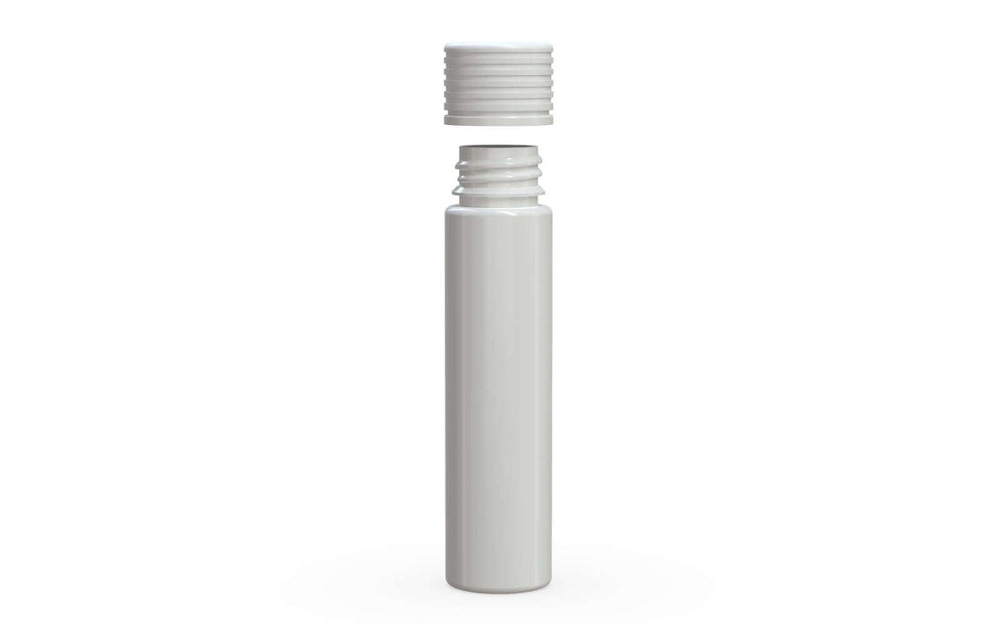 SPIRAL CR - TUBE 95MM WITH INNER SEAL & TAMPER - OPAQUE WHITE WITH OPAQUE WHITE LID