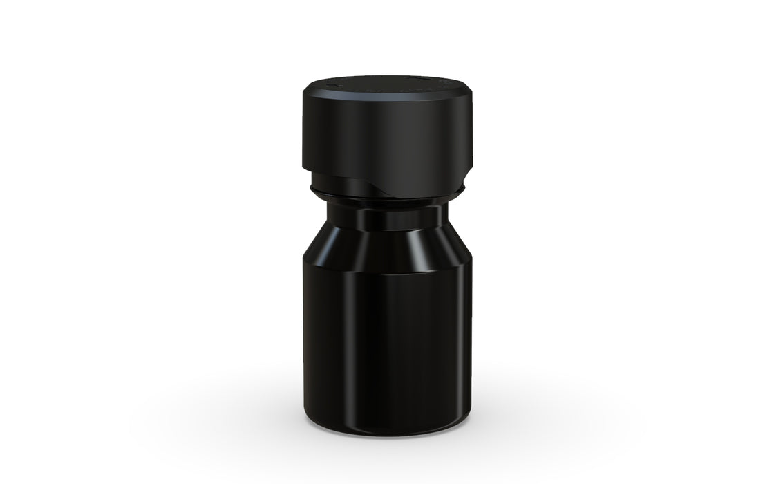 Chubby Gorilla Aviator Shot Bottle 30ml - Black bottle & Black Cap