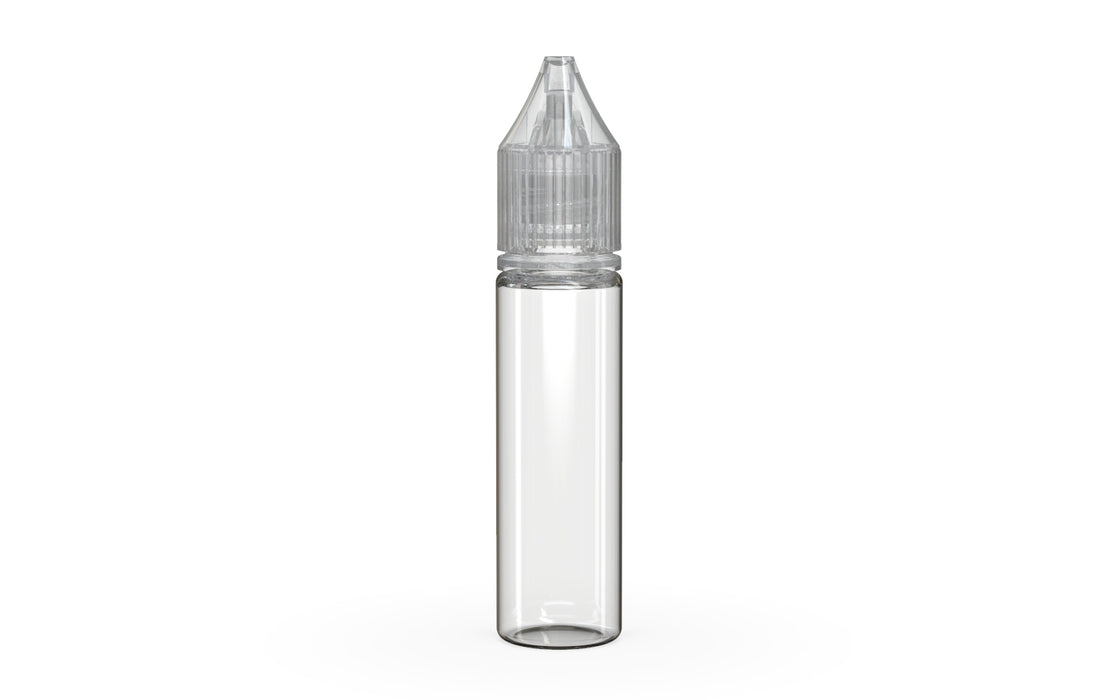 Chubby Gorilla - 20ML Production-Ready Unicorn Bottle - Clear Bottle / Clear Cap - V3
