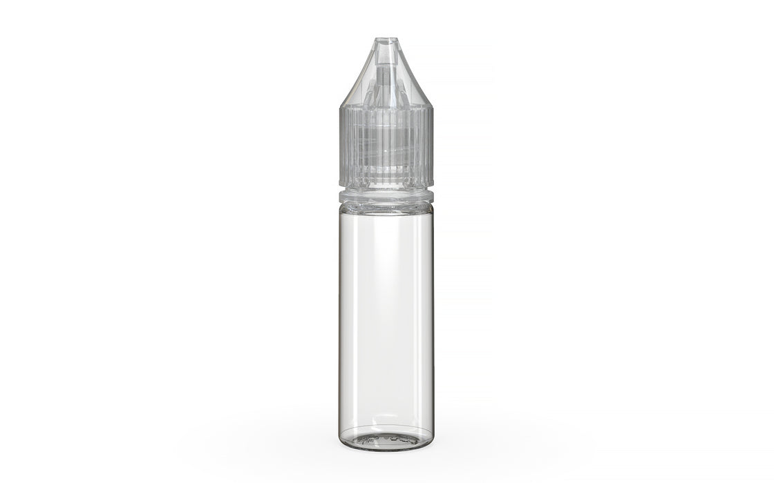 Chubby Gorilla - 15ML V3 Production-Ready Unicorn Bottle - Clear Bottle / Natural Cap - V3