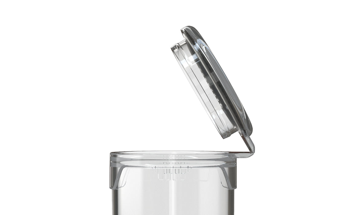 AVIATOR CR - POPCAP TUBE 78MM - TRANSLUCENT WITH CLEAR LID
