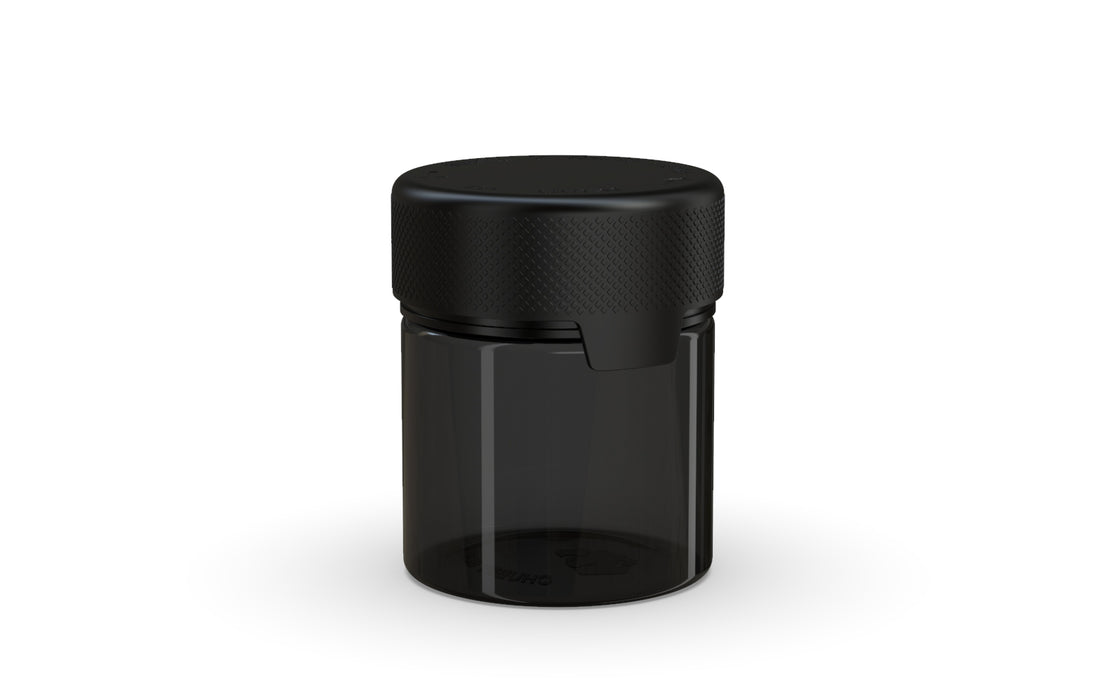 90CC/3FL.OZ/90ML Aviator CR - Container With Inner Seal & Tamper - Translucent Black With Opaque Black Lid