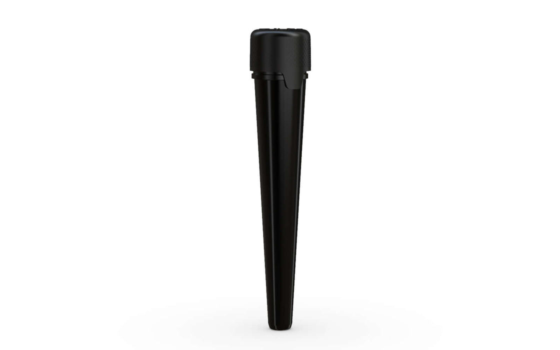 AVIATOR CR - TUBE 113MM WITH INNER SEAL & TAMPER - OPAQUE BLACK WITH OPAQUE BLACK LID