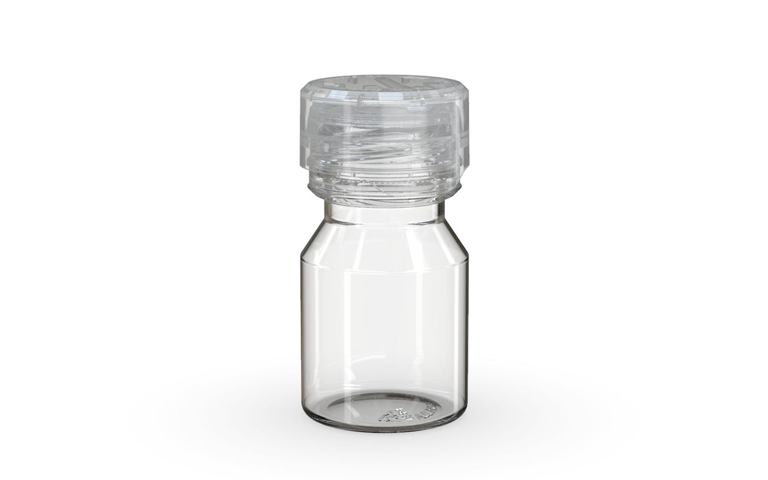 Chubby Gorilla Aviator Shot Bottle 30ml - Clear bottle & Clear Cap