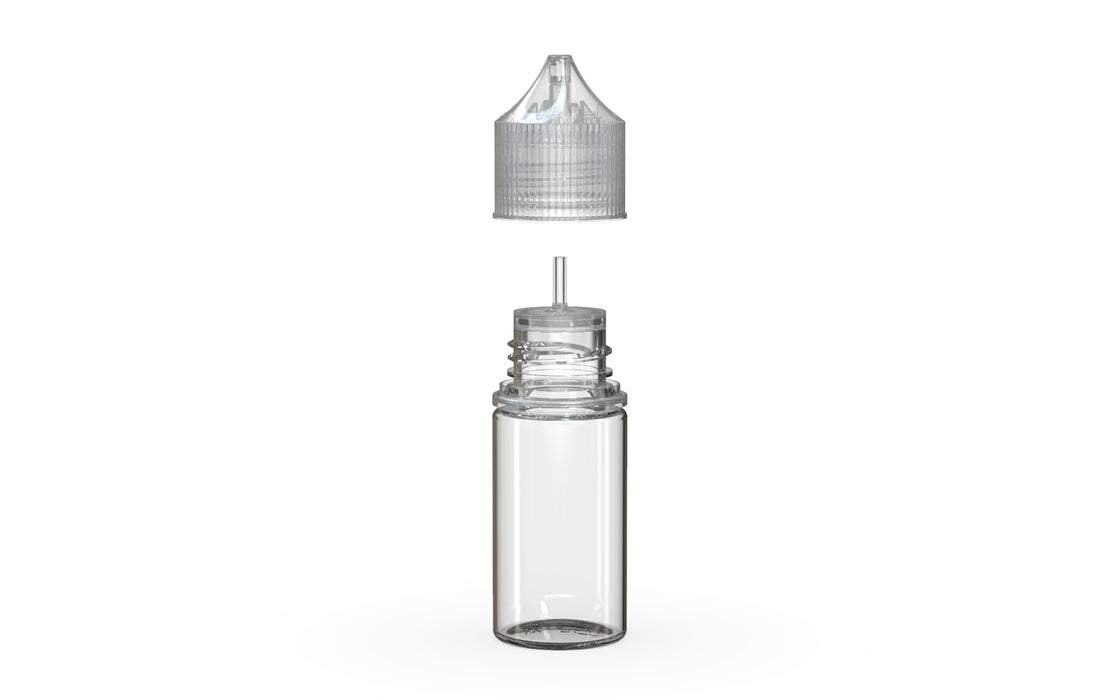 Chubby Gorilla - Garrafa Stubby Unicorn 30ML - Garrafa Transparente / Tampa Natural - V3