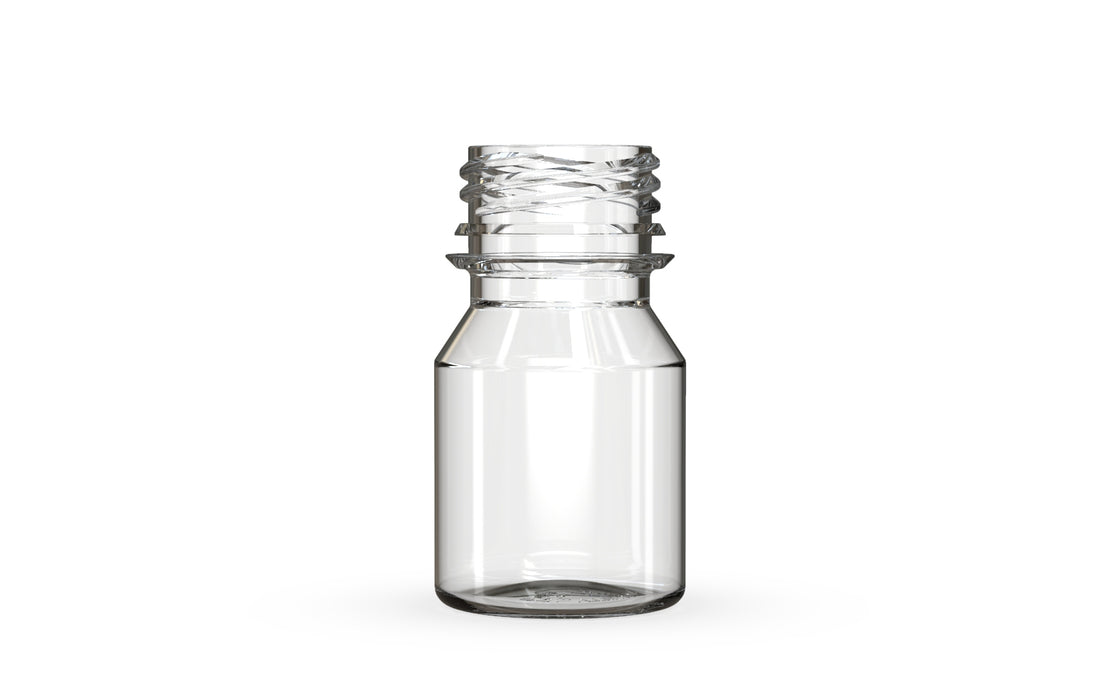 Chubby Gorilla Aviator Shot Bottle 30ml - Clear bottle & Clear Cap