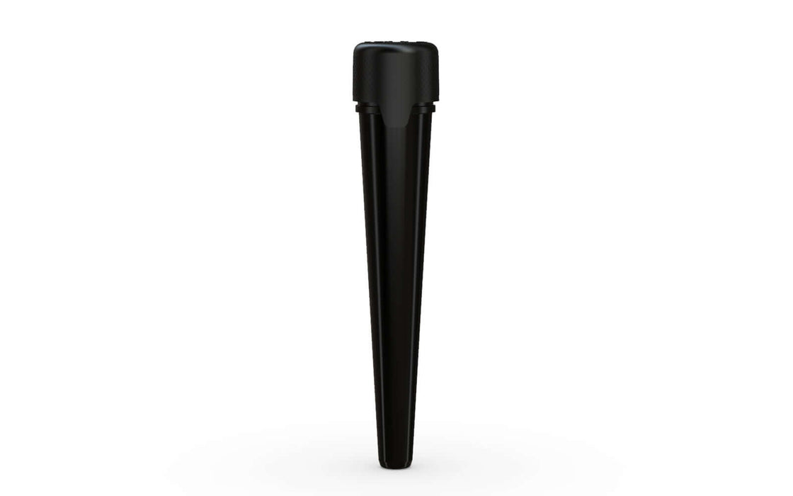 AVIATOR CR - TUBE 113MM WITH INNER SEAL & TAMPER - OPAQUE BLACK WITH OPAQUE BLACK LID