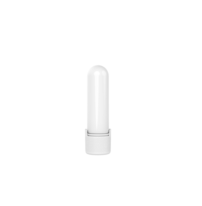 510 Cartridge Aviator CR Container Round Top - Opaque White With Opaque White Lid