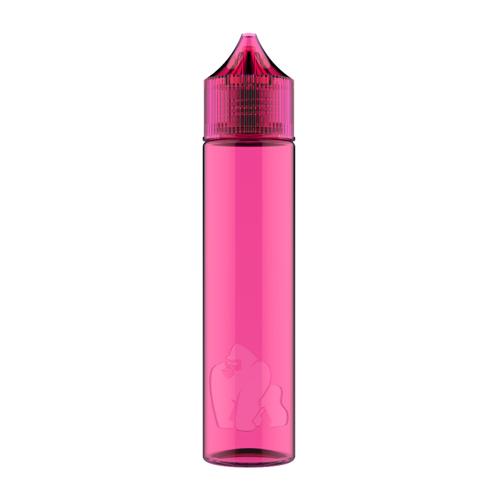Chubby Gorilla - 60ML "SOFT" Unicorn Bottle - Transparent Pink - Copackr.com