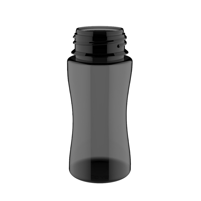 Chubby Gorilla - 100ML Unicorn Bottle - Transparent Black Bottle / Black Cap - V3 - Copackr.com