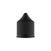 Chubby Gorilla Chubby Gorilla - 30ML Stubby Unicorn Bottle - Transparent Black Bottle / Black Cap - V3