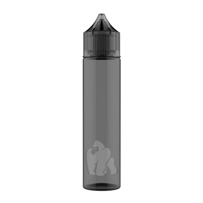 Chubby Gorilla - 60ML "SOFT" Unicorn Bottle - Transparent Black - Copackr.com