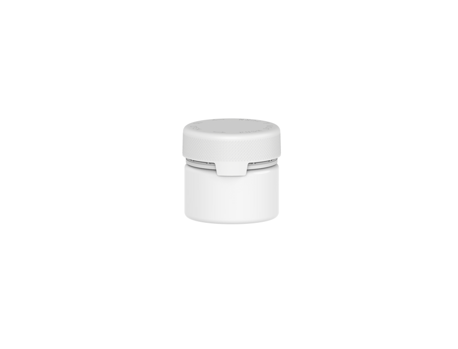 300CC/10FL.OZ/300ML Aviator CR - XL Container With Inner Seal & Tamper - Opaque White With Opaque White Lid