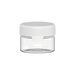 220CC/7.5FL.OZ/220ML Aviator CR - XL Container With Inner Seal & Tamper - Clear Natural With Opaque White Lid - Copackr.com